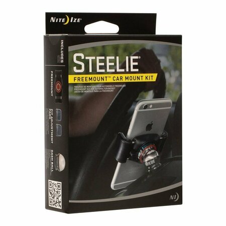 NITE IZE Steelie Black/Silver Cell Phone Car Mount For All Mobile Devices STFD-01-R8